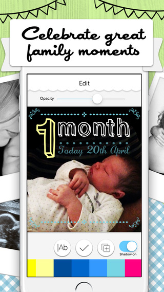 Baby Photo Editor - Cute pics collage fun milestone tracker