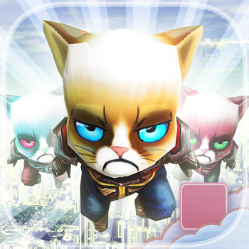 Grumpy Chibi Solar Boost Attack - PRO - Sci Fi Cat Endless Escape Run Game LOGO-APP點子