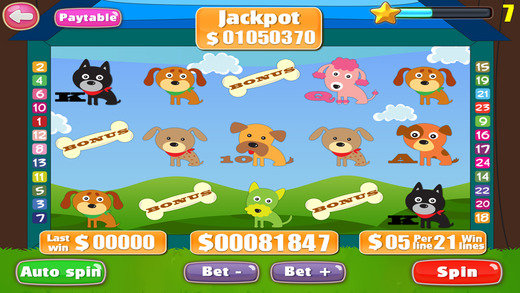 【免費遊戲App】Puppy Love Slots-APP點子