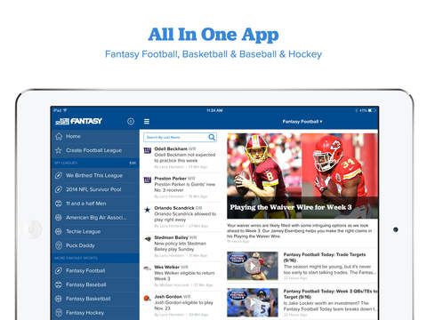 【免費運動App】CBS Sports Fantasy Football, Baseball, Basketball & Hockey-APP點子