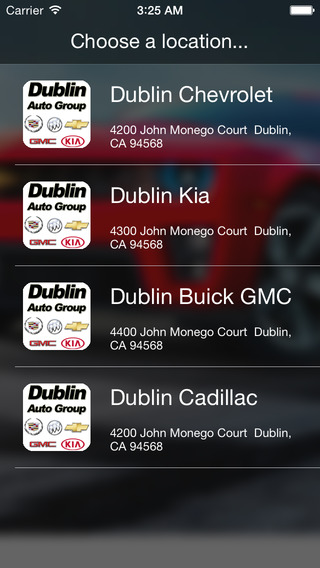 Dublin Chevrolet Cadillac KIA Buick GMC DealerApp