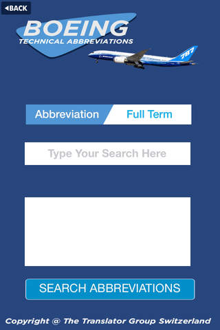 Boeing Technical Abbreviations screenshot 2