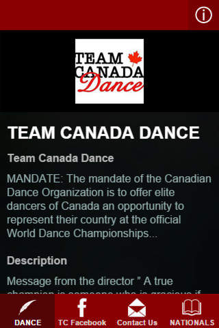 Team Canada Dance screenshot 2