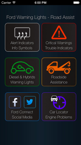 App for Ford Cars - Ford Warning Lights Road Assistance - Car Locator