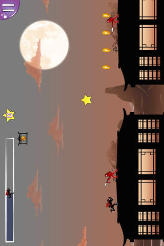 Shadow Ninja Run - Shuriken Stickman's House Roof Escape Adventure screenshot 2
