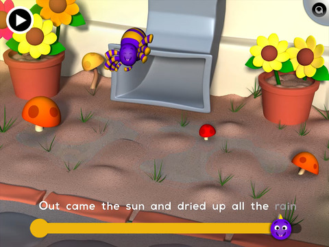 【免費書籍App】Itsy Bitsy Spider Story Book with Voice for Kids by Agnitus (Interactive 3D Nursery Rhyme)-APP點子