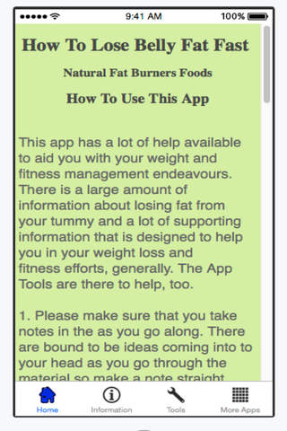 How To Lose Belly Fat Fast - Natural Fat Burners screenshot 2