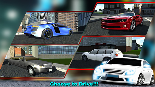 Crazy City Car Driver Simulator 3D - Rush the sports vehicle drive through the traffic