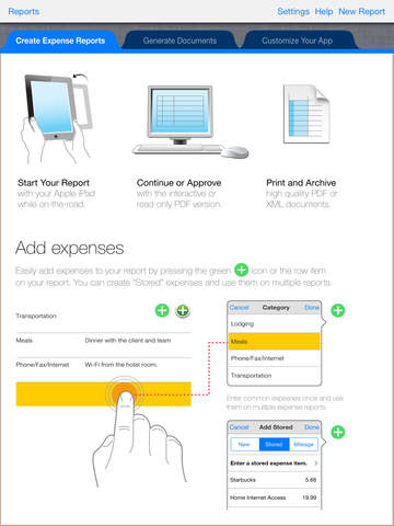 SmartDoc Expense Report