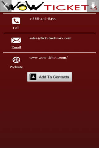 WOW Tickets screenshot 2