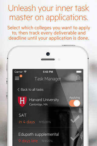 College Passport  - ACT Edition: college search, ACT Prep, application manager, and college connect screenshot 3