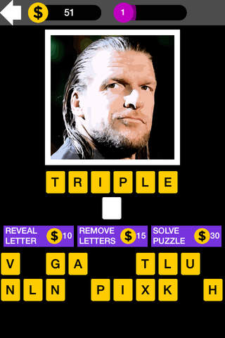 Big Wrestling Word Puzzle Revolution Quiz Maestro screenshot 4