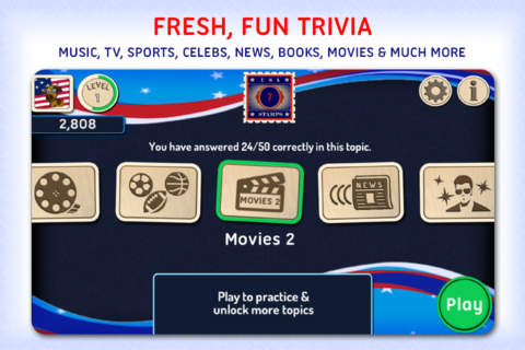 Xac USA: Pop Culture Trivia screenshot 3