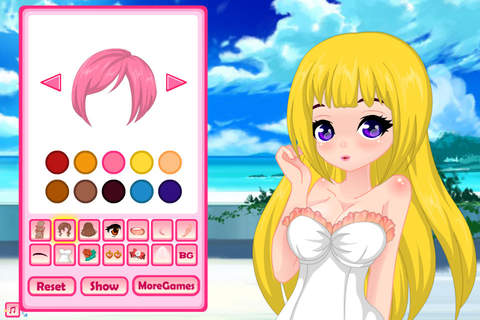 Wedding Anime Avatar - colorgirlgames screenshot 2