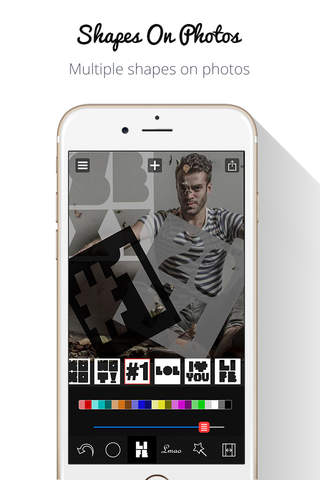 Shape on Photo - Overlay & Frame for Instagram screenshot 3