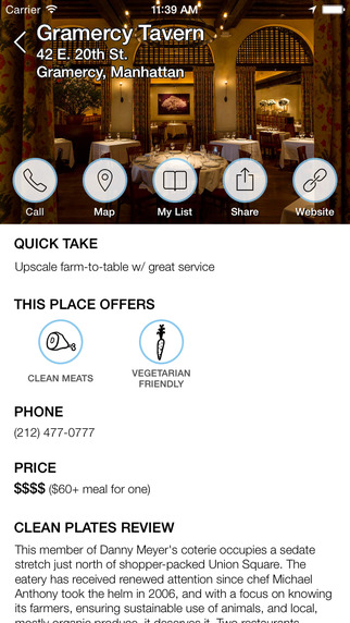 免費下載生活APP|Clean Plates - Healthy Restaurant Guides for NYC & LA app開箱文|APP開箱王
