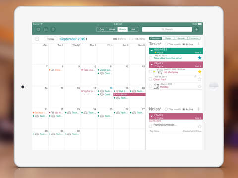 CalPad - Organizer for iPad screenshot 4