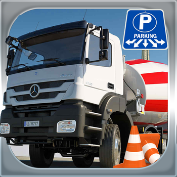 Cement Truck Parking 3D Simulator - Big Rig Construction Car Driving Test Game 遊戲 App LOGO-APP開箱王