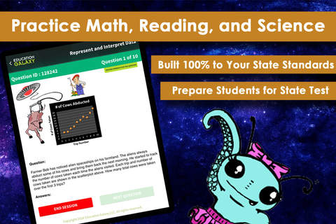 5th Grade Galaxy: Math, Reading, and Science - Study and Master Common Core, STAAR, or Your State Standards screenshot 3