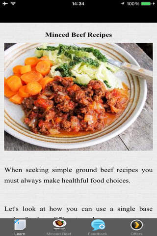 Minced Beef Recipes - Healthy and Delicious screenshot 3