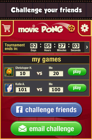 Movie Pong Challenge - Best Free Trivia Game App screenshot 3