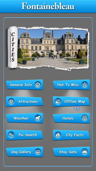 Fontainebleau Offline Map Travel Guide