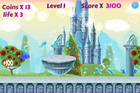 A Cinderella: Magical Runner Free - Classic Game screenshot 2