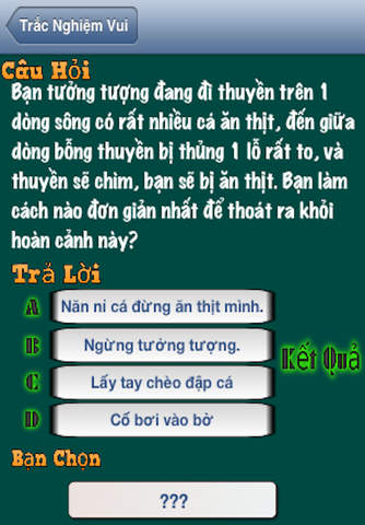 Trắc Nghiệm Mẹo Vui screenshot 2