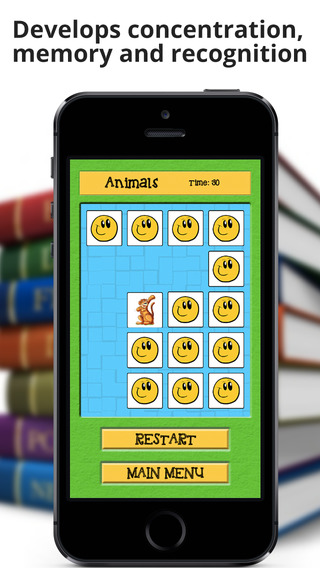 【免費教育App】Eduxeso - Spanish: Learn foreign language and play pairs matching puzzle game!-APP點子