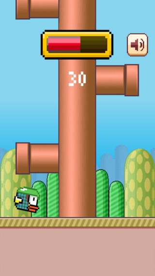 【免費遊戲App】Flappy Timber Hero-APP點子