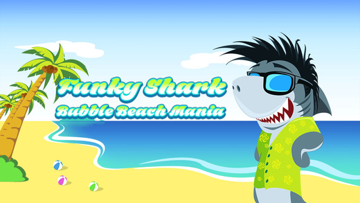 Funky Shark Bubble Beach Mania Pro - marble shooting puzzle game