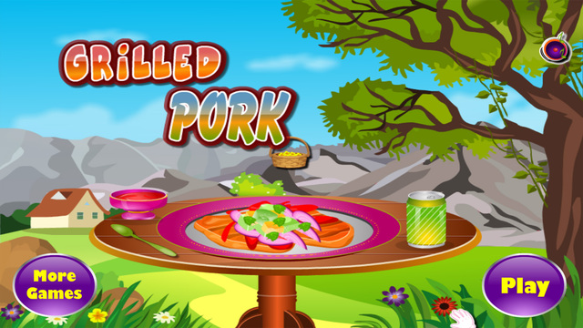 Grilled Pork - Cooking games