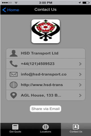 HSD Transport Ltd screenshot 3