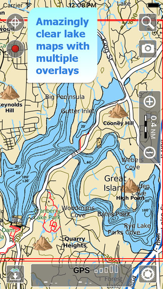 Aqua Map New Jersey HD - Lakes GPS Offline Nautical Charts