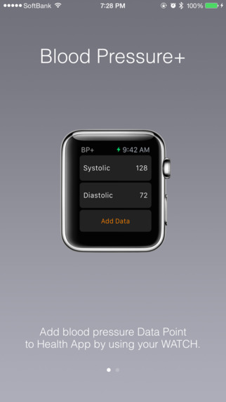 Blood Pressure+ for Apple Watch - Add Blood Pressure Data to Health app