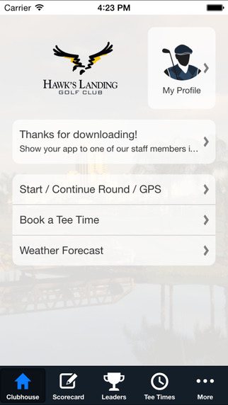 【免費運動App】Hawk's Landing Golf Club-APP點子