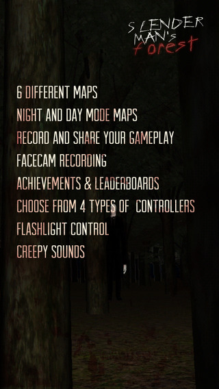 【免費遊戲App】SlenderMan's Forest-APP點子