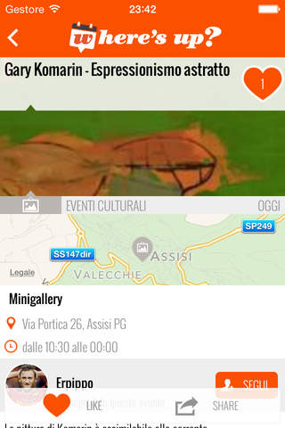 Where's Up - Live events in Italy screenshot 2