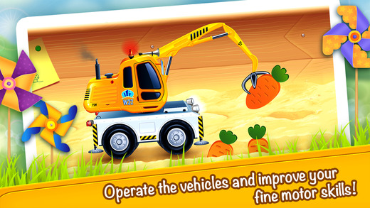 【免費教育App】Cars in Sandbox: LITE (Thematica - educational and fun apps for kids and little toddlers about vehicles and technic machines)-APP點子