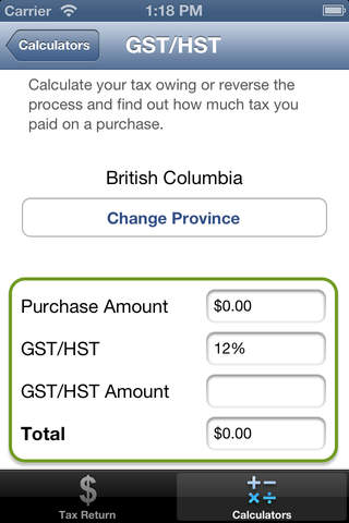 Canadian Income Tax Calculator screenshot 4