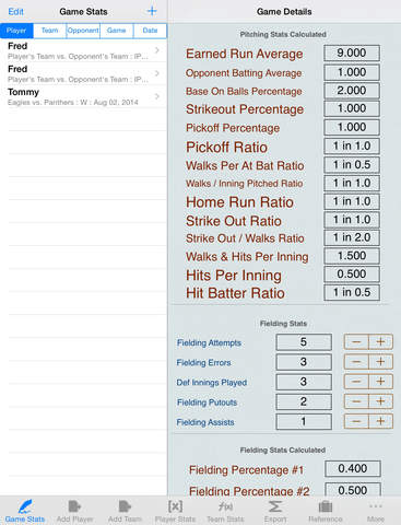 【免費運動App】Baseball Stats & Game Statistics Tracker: Offensive, Pitching, & Fielding for Players-APP點子