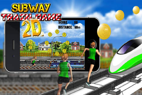 Subway Train Game 2D screenshot 3
