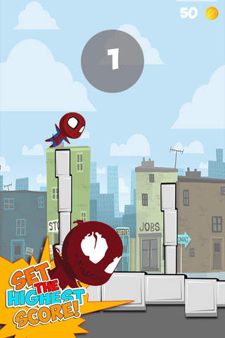 Roof Jumping - Spiderman Version screenshot 3