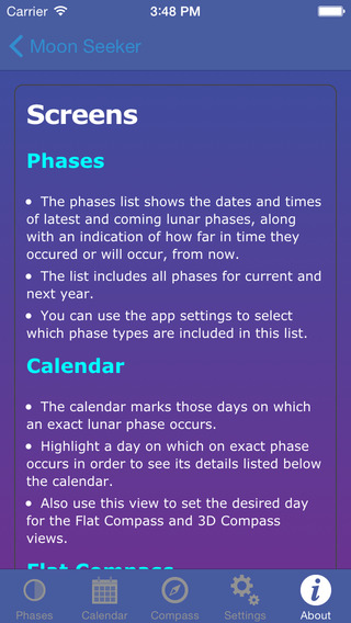 【免費交通運輸App】Moon Seeker - Lunar Calendar, Compass and 3D Path Viewer-APP點子