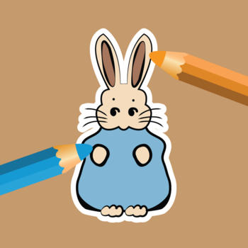 Coloring Book for Peter Rabbit edition : Finger Painting Game LOGO-APP點子