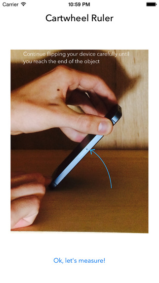 【免費工具App】Cartwheel Ruler - flip to measure-APP點子