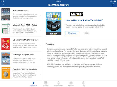 TradePub.com for iPad screenshot 2