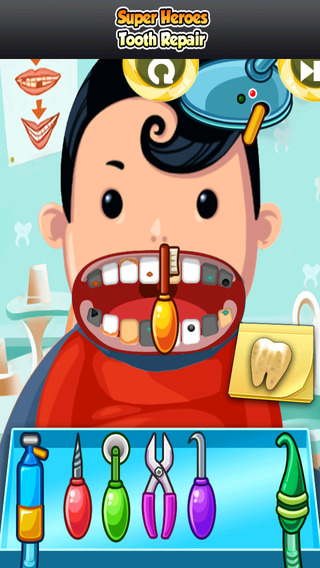 【免費遊戲App】Super Heroes Tooth Repair: Crazy Dentist Office Visit-APP點子