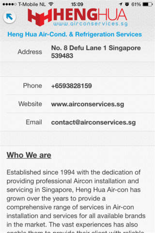www.AirconServices.sg screenshot 2