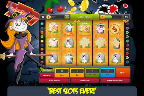 Halloween Slots PRO - Win Big in this Casino Gold Rush screenshot 4